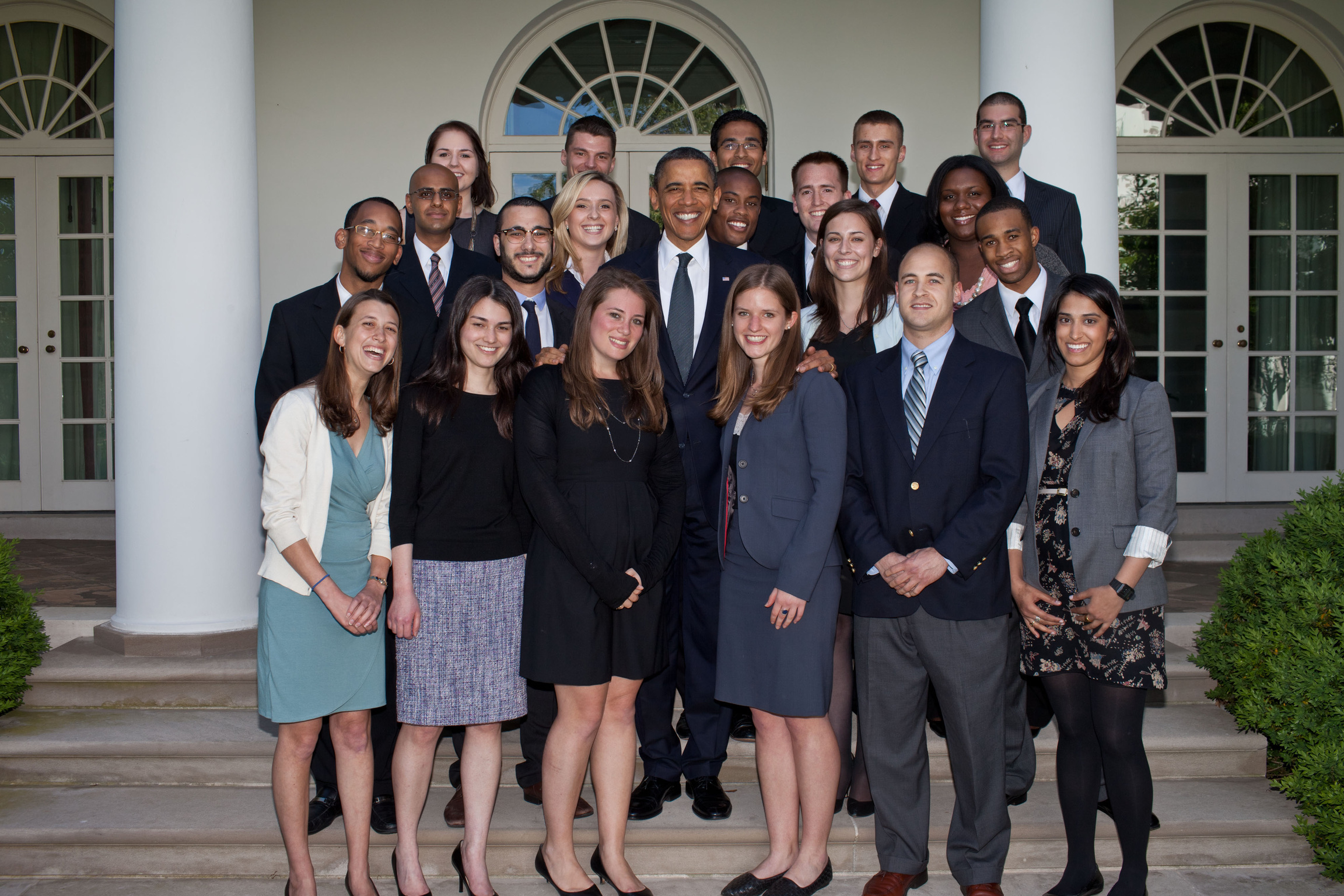 Darshini with the Obama White House team